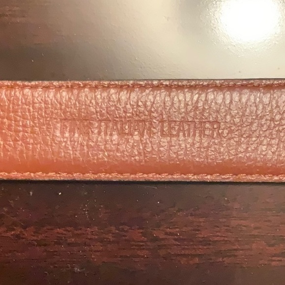 Jos. A. Bank Black Alligator Embossed Leather Dress Belt - Picture 4 of 8